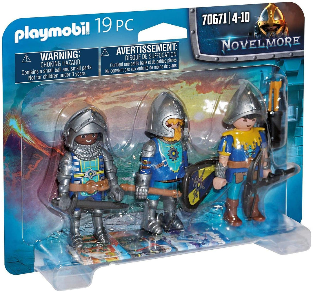 Playmobil 70671 Ensemble de 3 figurines Novelmore Knights