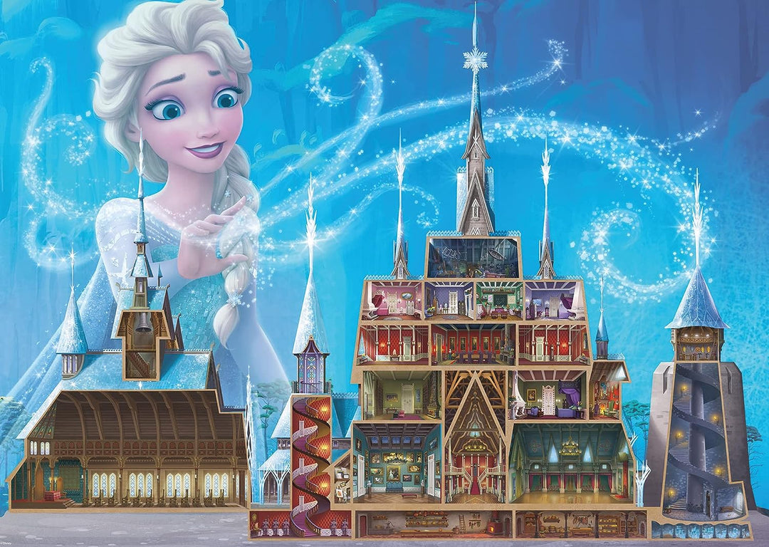 Ravensburger Disney Castles Elsa 1000 Piece Jigsaw Puzzles for Adults and Kids