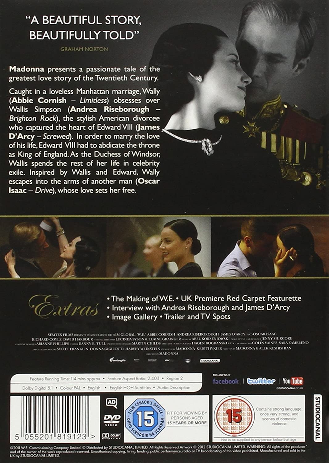 W.E. [2011] - Romance/Drama [DVD]