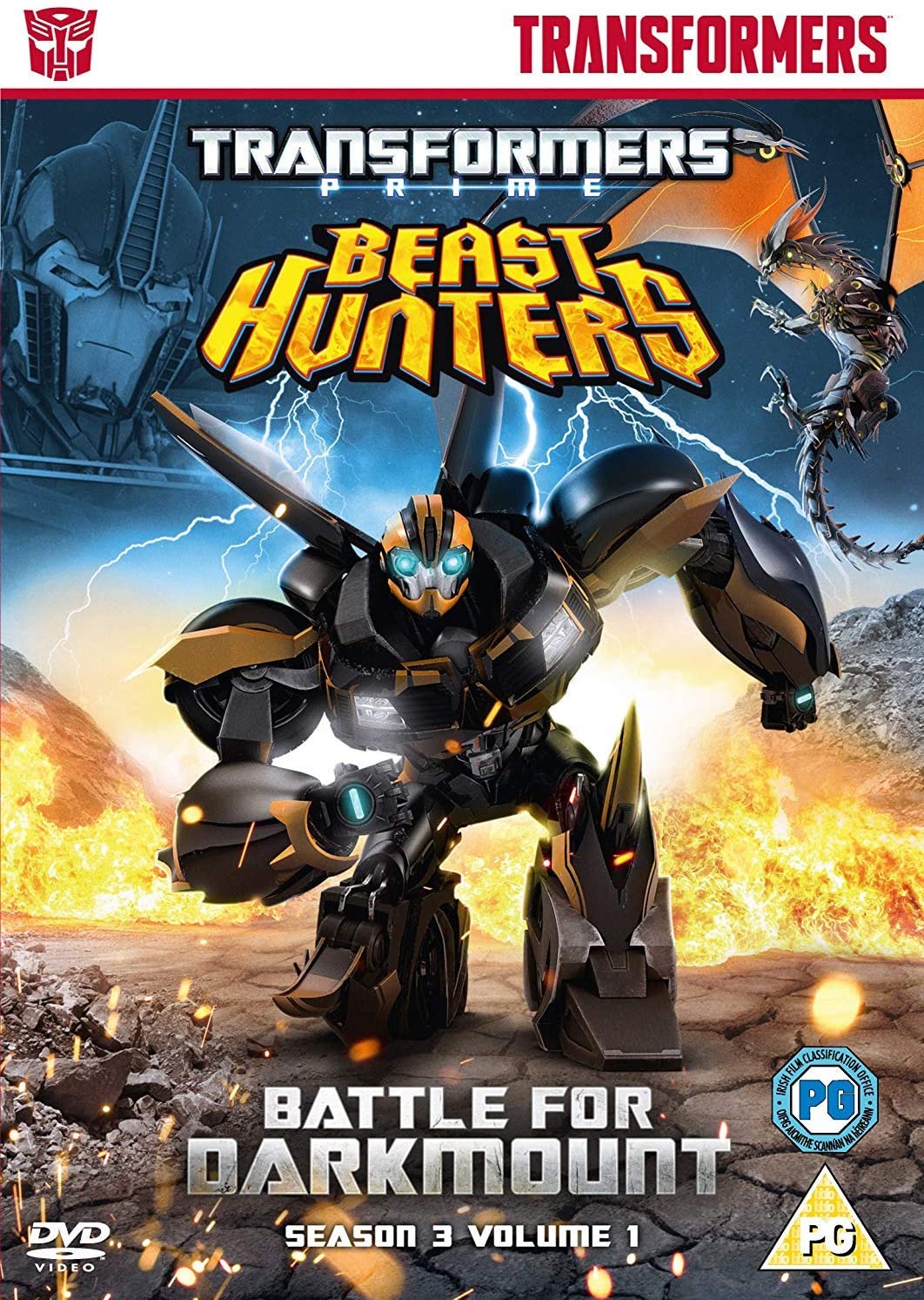 Transformers Prime Season 3 Beast Hunters - Battle for Darkmount - Action/Sci-fi [DVD]