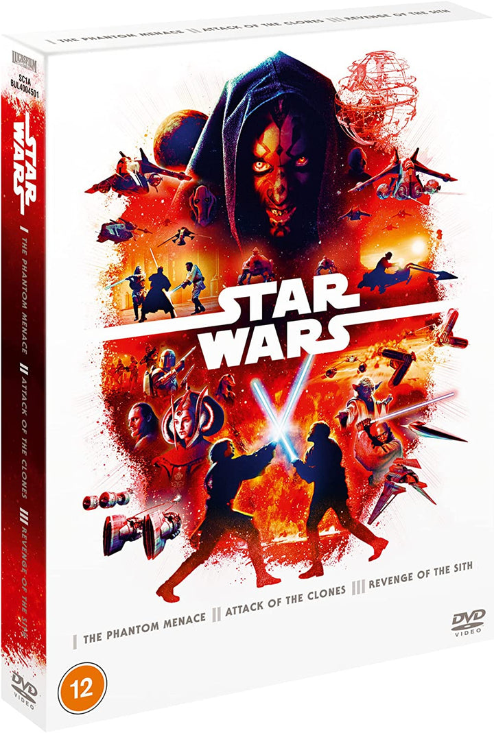 Star Wars Prequel Trilogy Box Set (Episodes 1-3) [2022] [DVD]