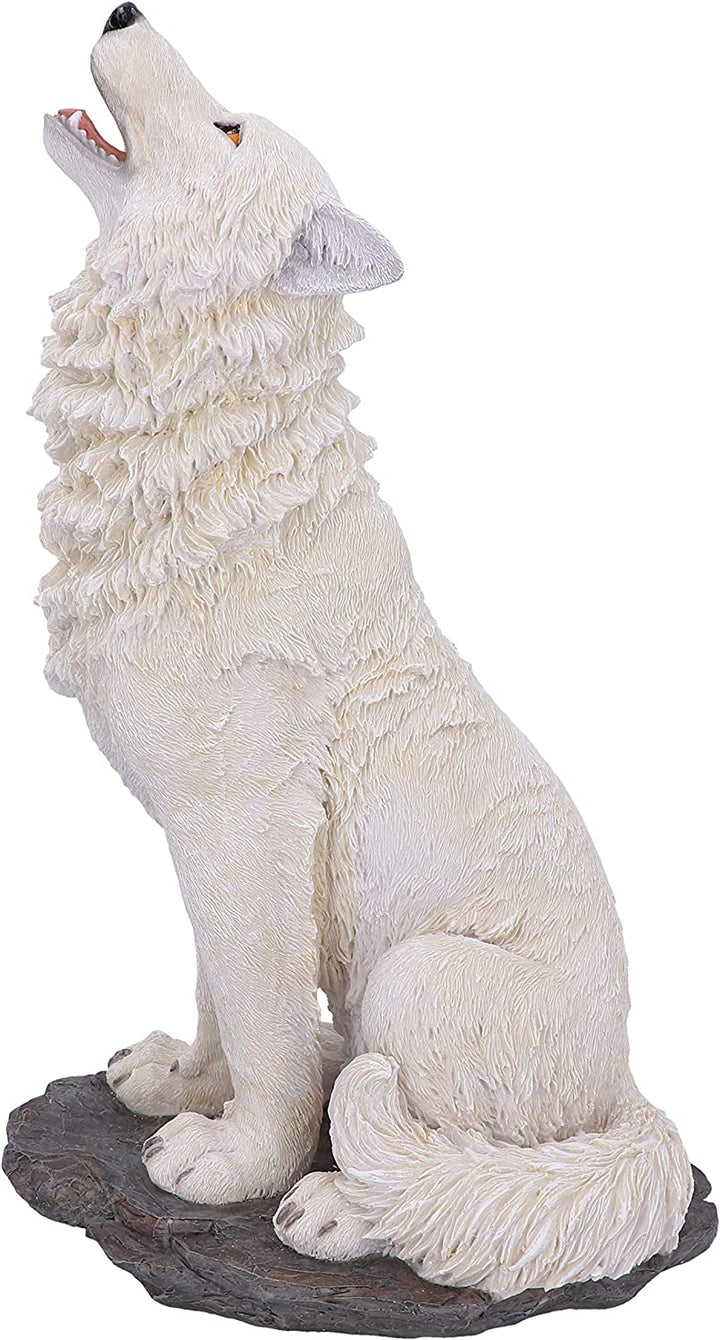 Nemesis Now Storms Cry Howling White Wolf Figure 41.5cm