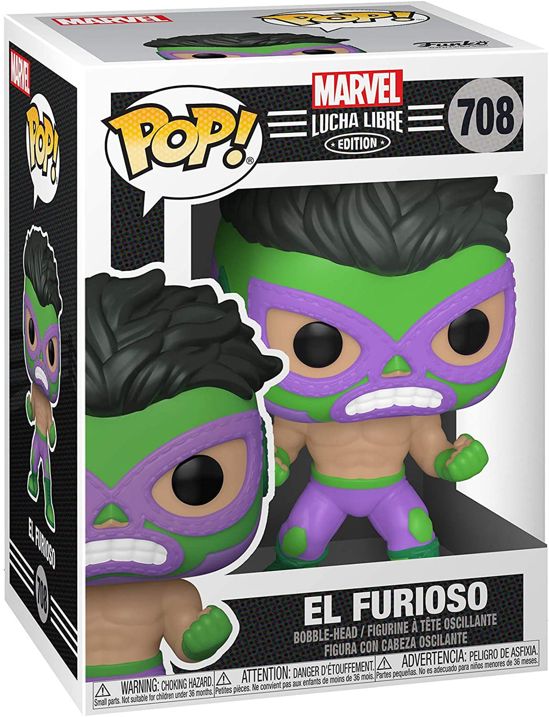 Marvel Lucha Libre Edition El Furioso Funko 53870 Pop! Vinyle #708