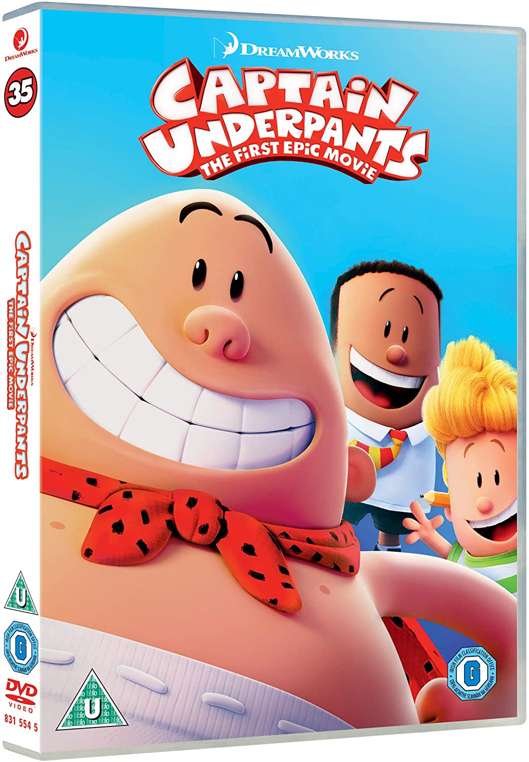 Captain Underpants (2018 Artwork Refresh) - Animation [DVD]