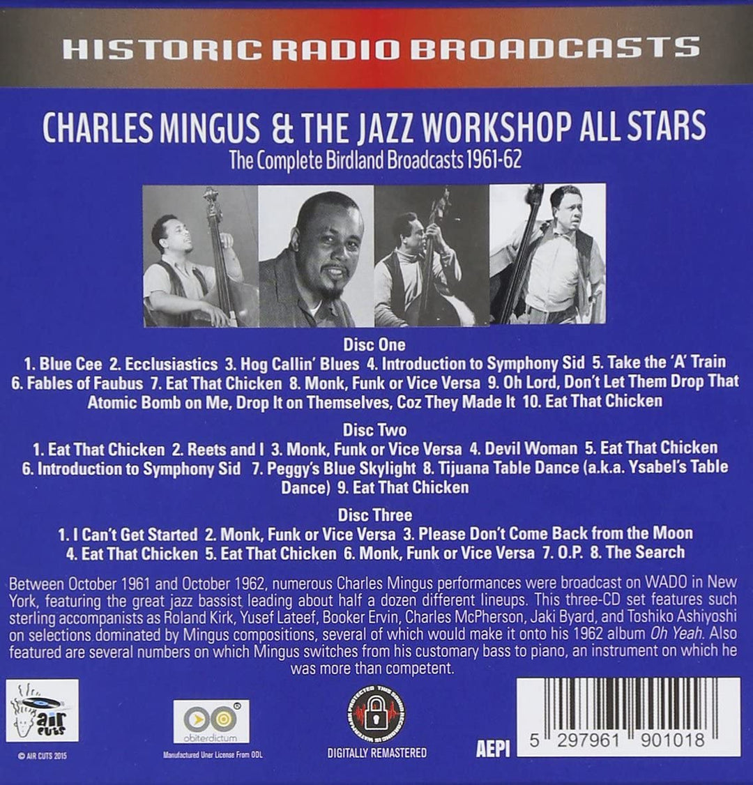 The Complete Birdland Broadcasts 1961-62 - Charles Mingus and The Jazz Workshop All Stars [Audio CD]