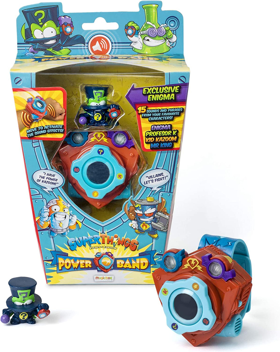 SUPERTHINGS Power Band – Includes 1 x ultra-rare figure, image and light effects