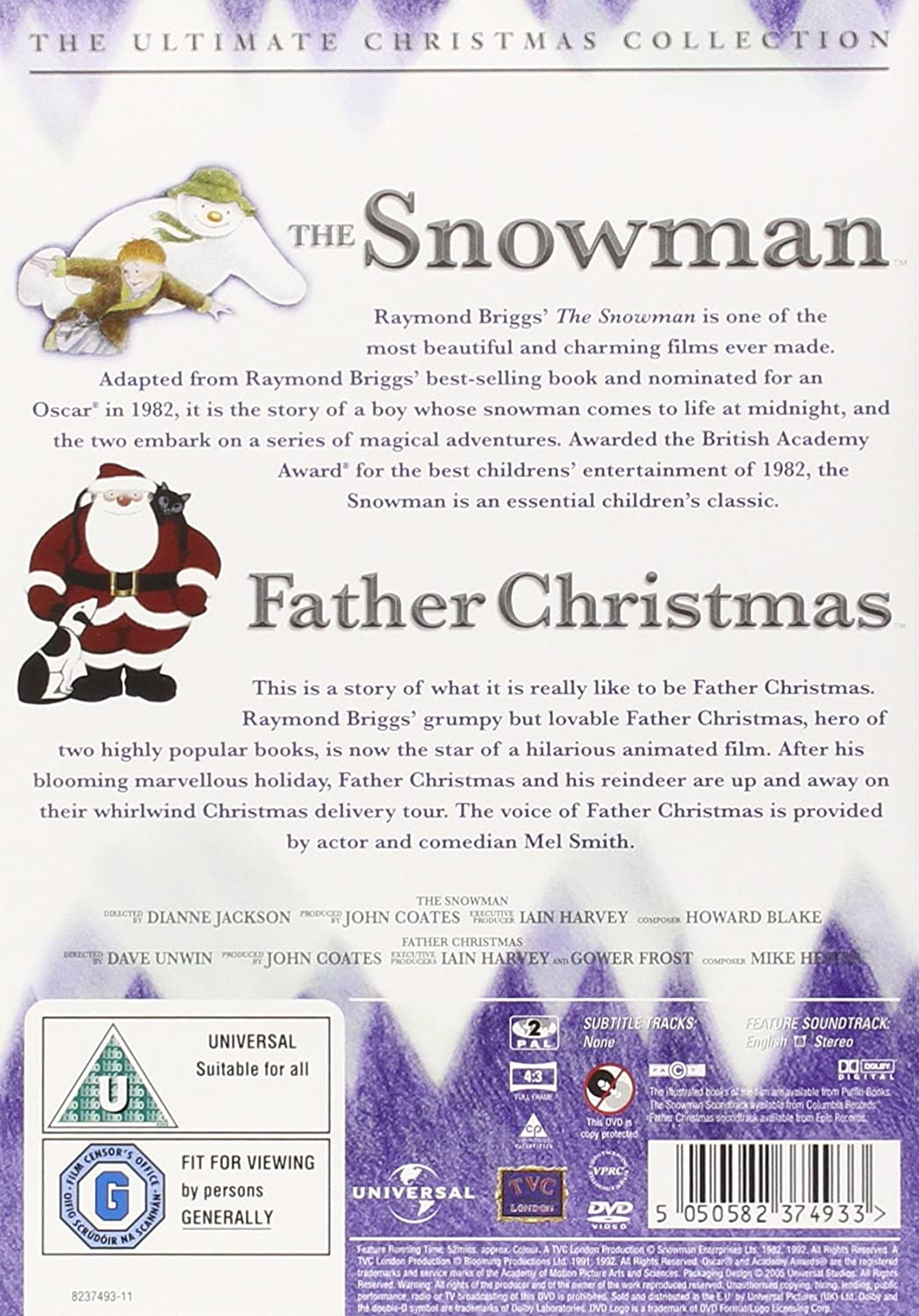 The Snowman/Father Christmas [2005] [DVD]