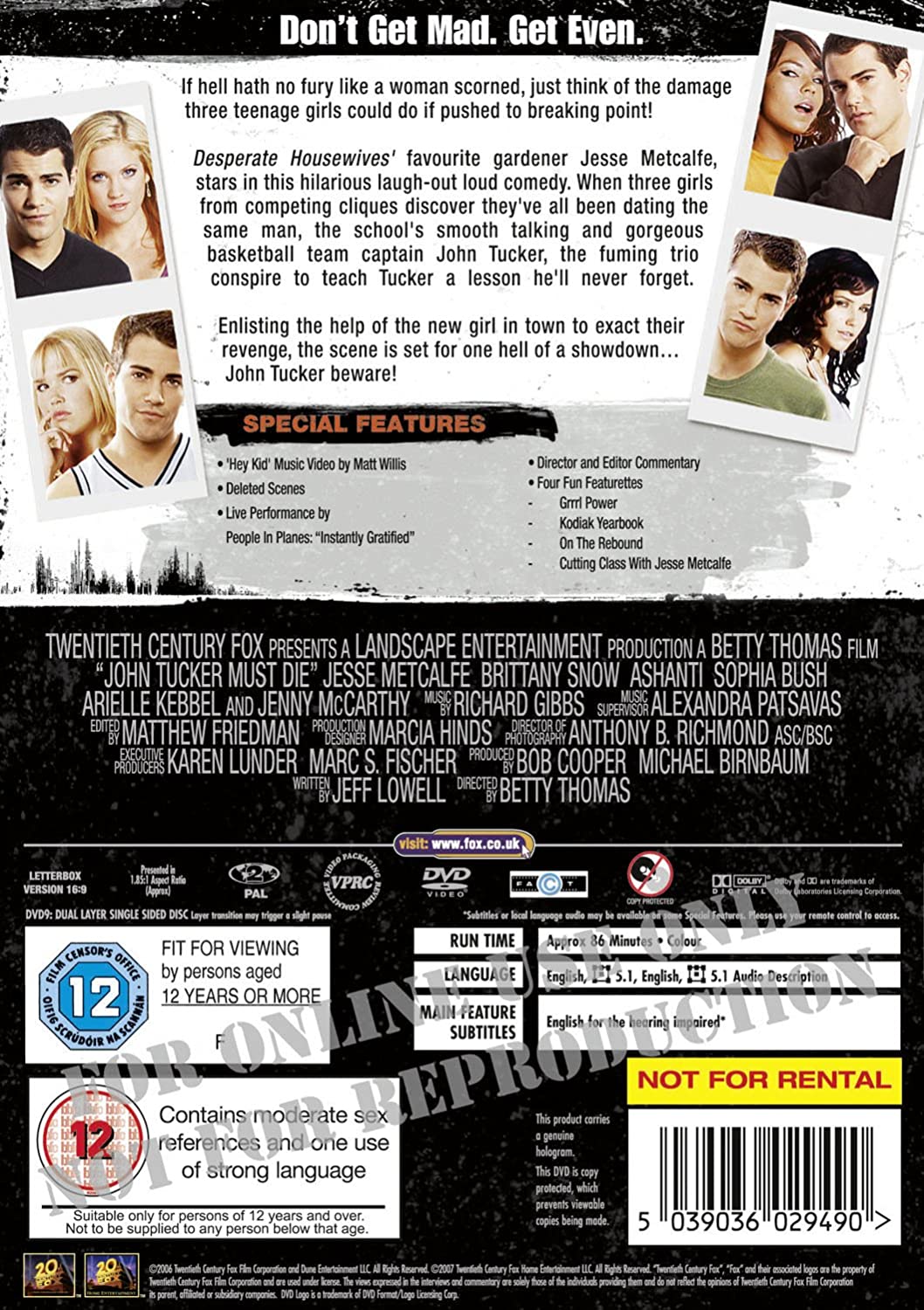 John Tucker Must Die [Romance] [2006] [DVD]