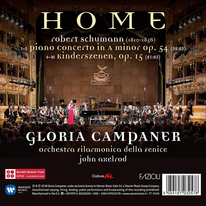 HOME - Schumann: Piano Concerto & Kinderszenen [Audio CD]