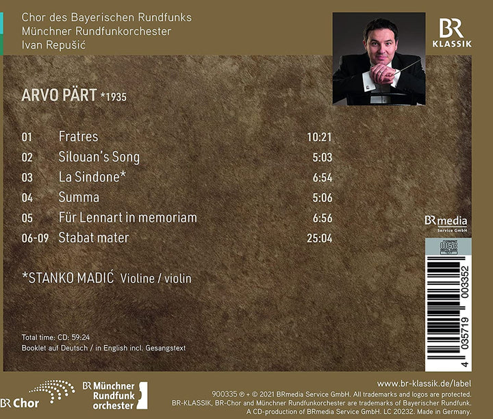 Chor des Bayerischen Rundfunks [Audio CD]