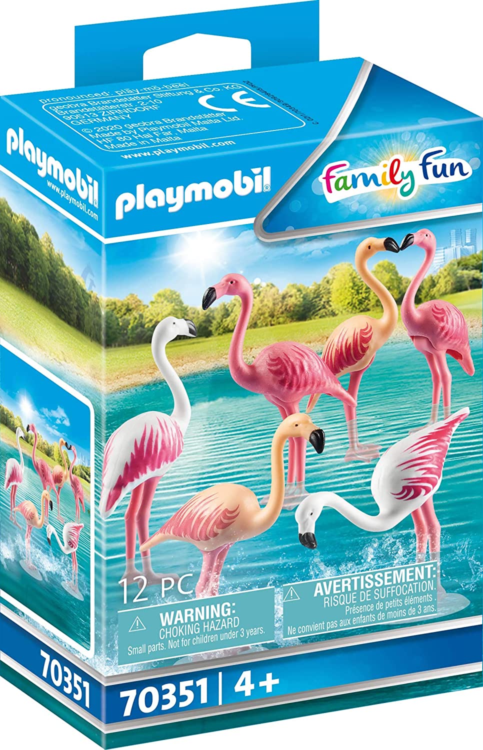 Playmobil 70351 Family Fun Troupeau de Flamants Roses