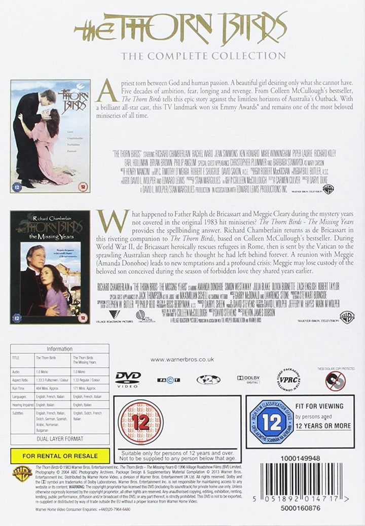 The Thorn Birds Complete - [DVD]