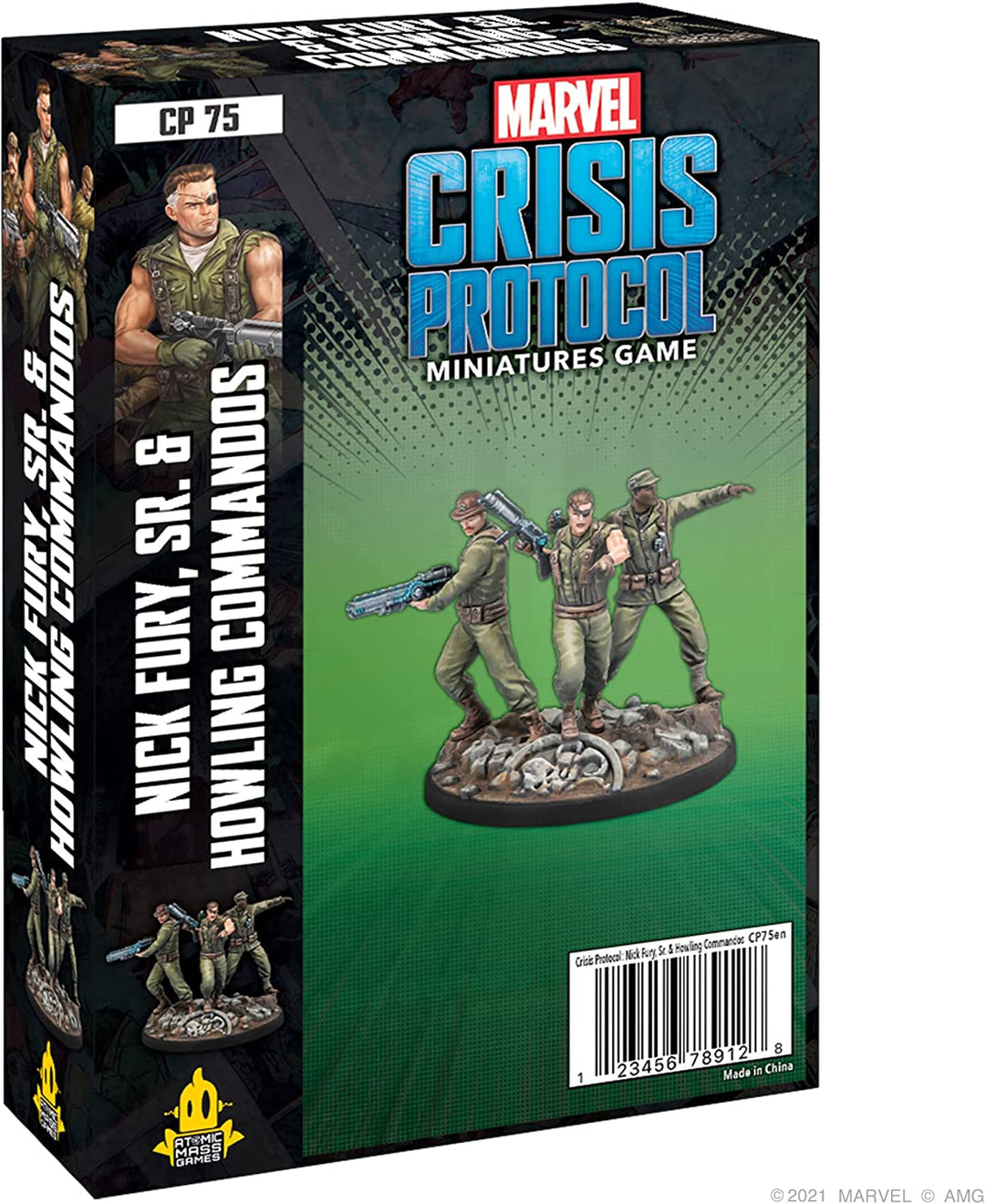Marvel Crisis Protocol Nick Fury Sr & Howling Commandos