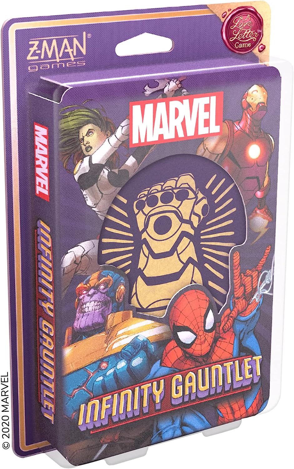 Z Man Games ZMGMZ01 Marvel Infinity Gauntlet: A Love Letter Game, Mixed Colours