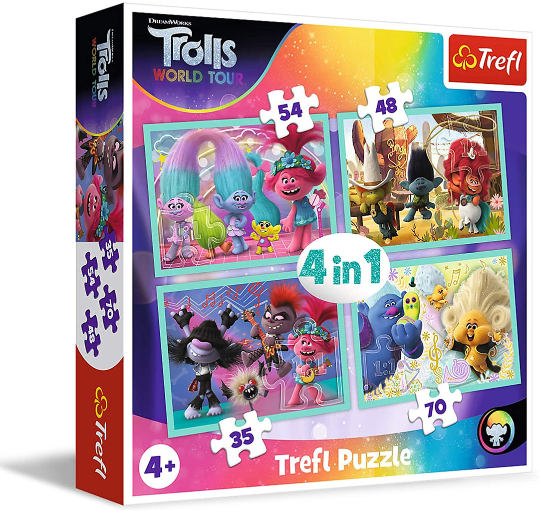 Trefl 34336 Tour du Monde des Trolls Trefl Puzzle