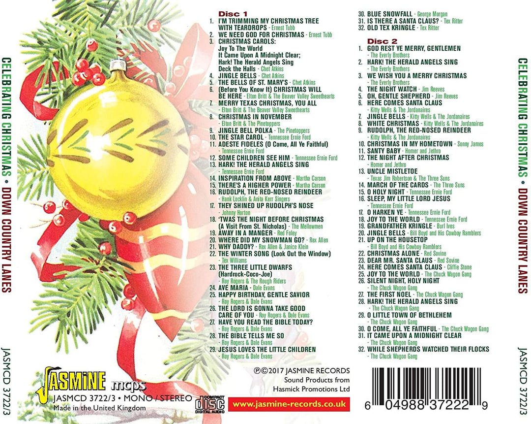 Celebrating Christmas Down Country Lanes [Audio CD]