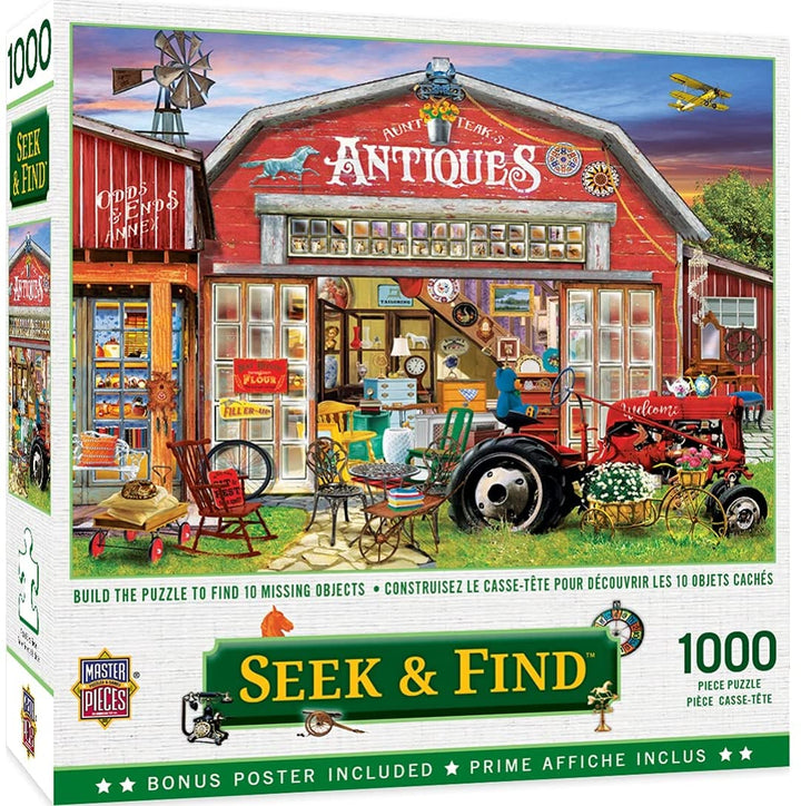 1000 Piece Jigsaw Puzzle for Adult, Family, Or Kids - Market Square by Masterpie