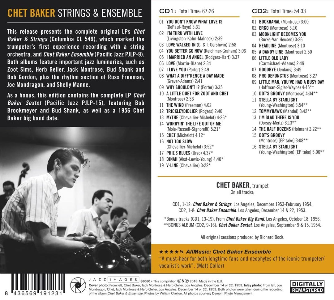 Strings & Ensemble ( Photographs By William Claxton) [Audio CD]