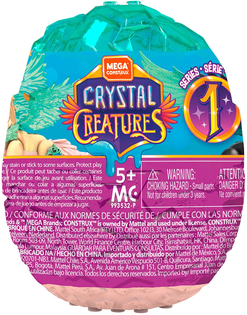 Mega Construx Crystal Creatures Blind Pack - Styles May Vary