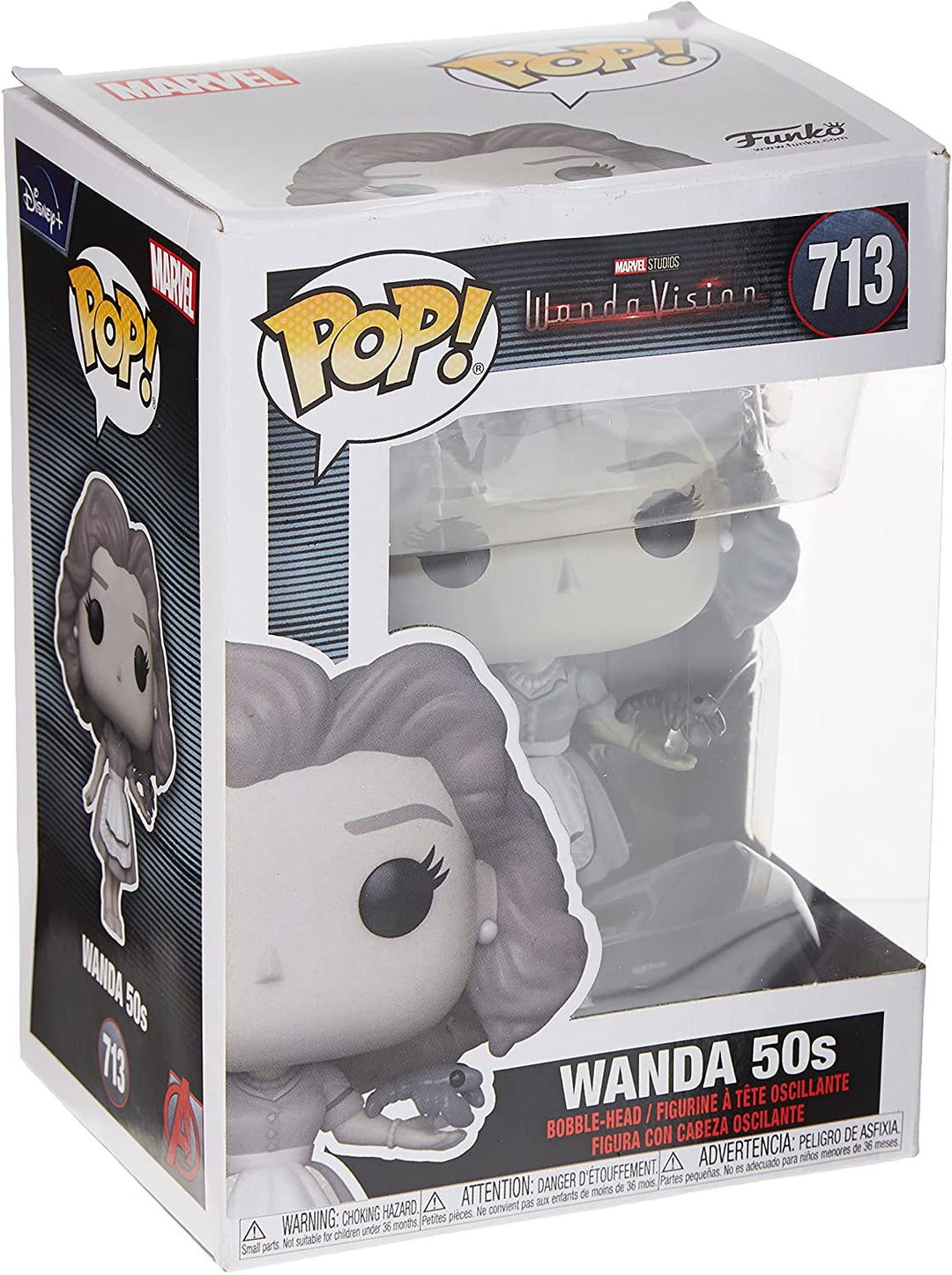 Marvel Studios Wanda Vision Wanda 50s Funko 52042 Pop! Vinyl #713
