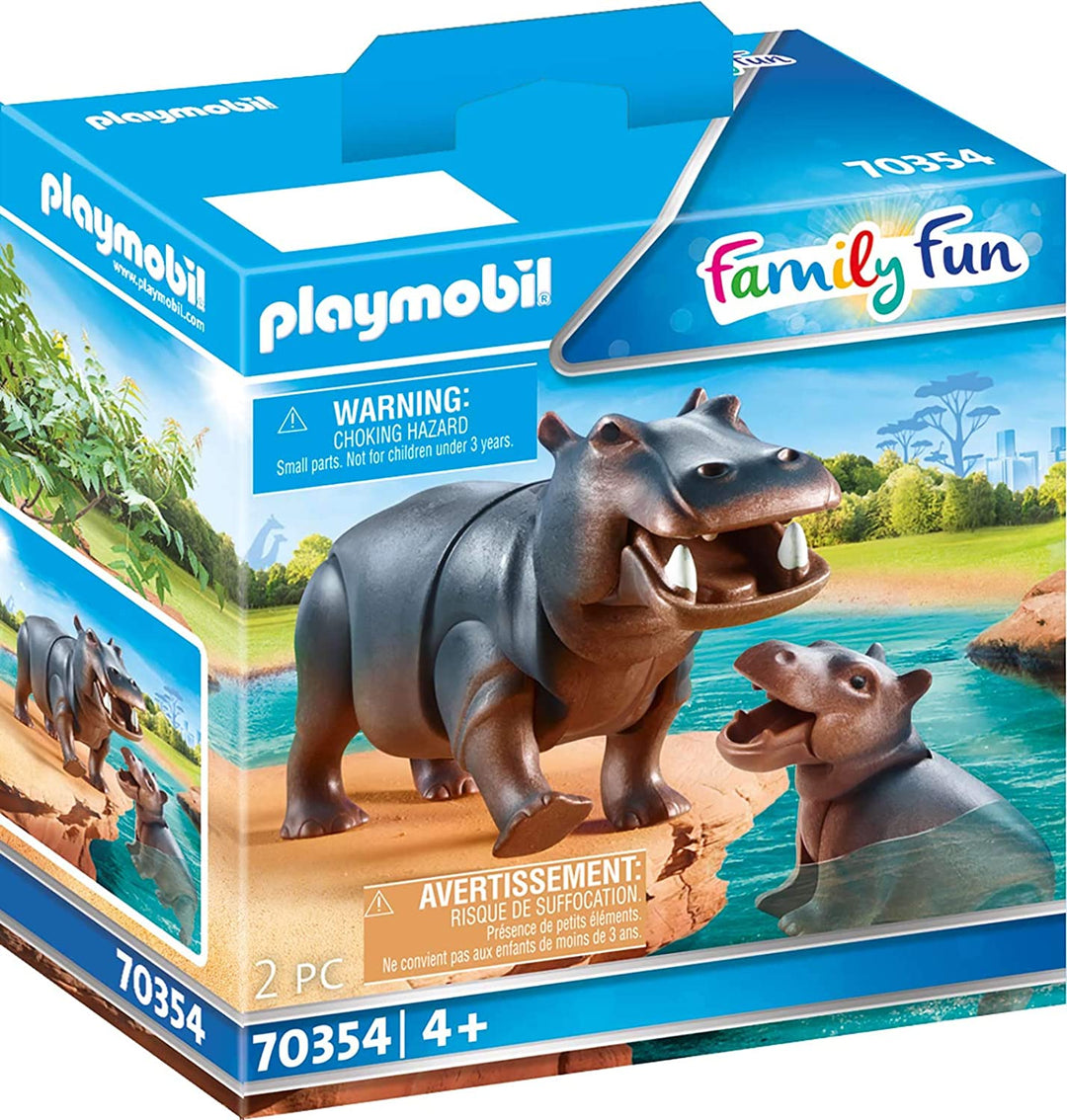 Playmobil 70354 Hippopotame avec bébé à partir de 4 ans