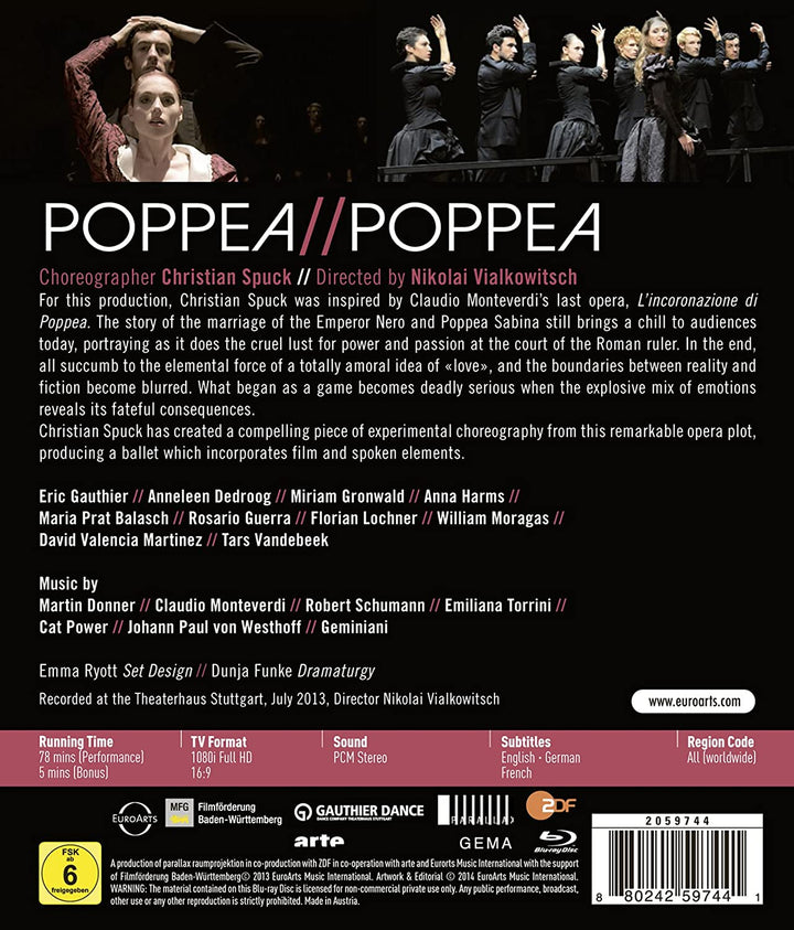 Gauthier Dance: Poppea / Poppea [2014] [Blu-ray]