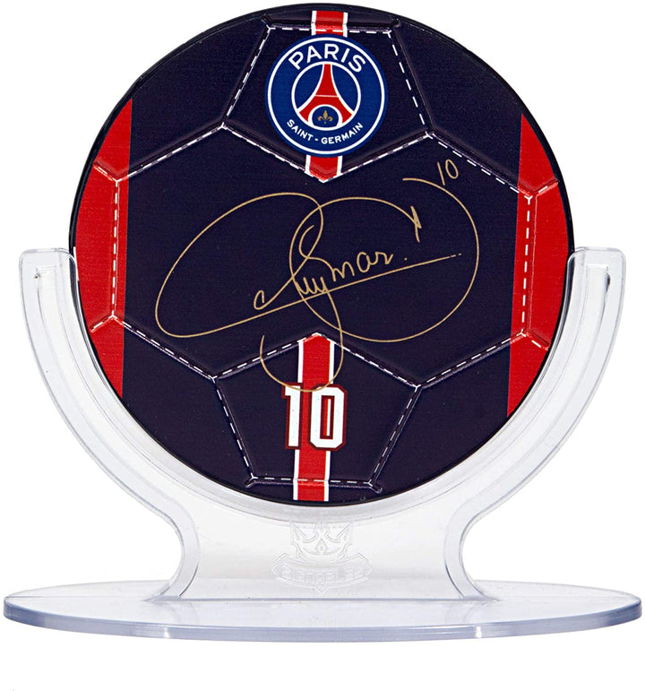 PARIS SAINT GERMAIN SPSG NJ Paris St Germain Neymar Jr Signables Signature Disk,