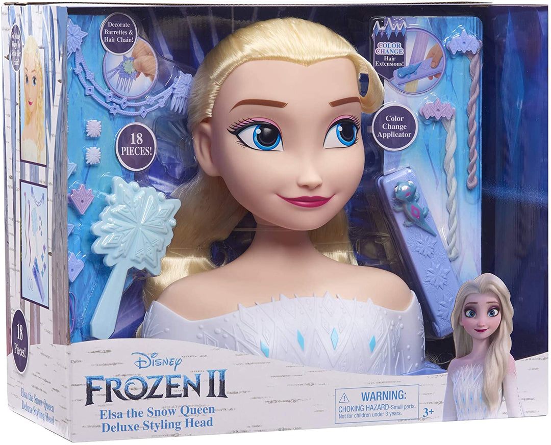 JP Disney Styling FRND6000 La Reine des Neiges 2 Deluxe Tête de Coiffage Elsa