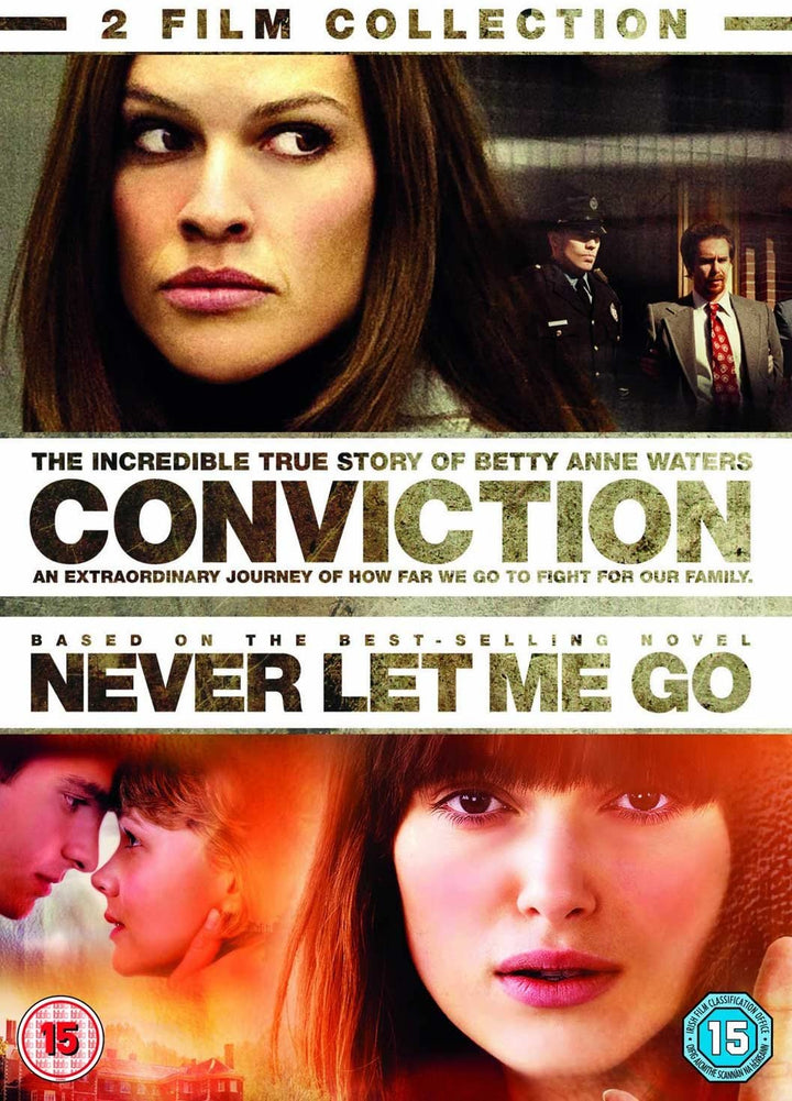 Conviction / Never Let Me Go Double Pack [2010] - Drama/Crime [DVD]
