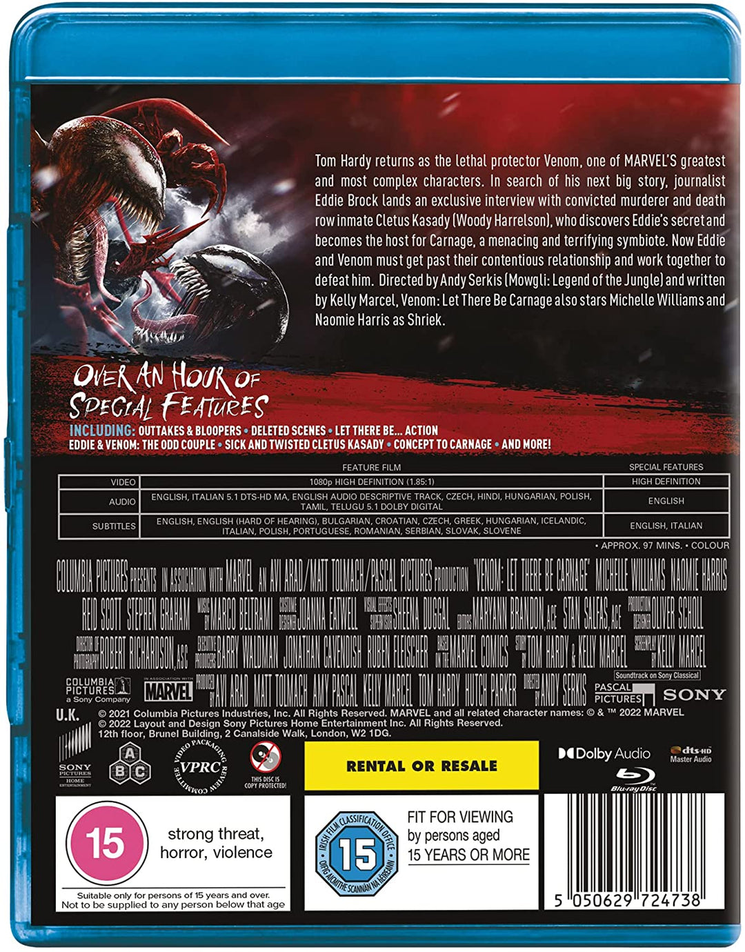 Venom: Let There Be Carnage [Blu-ray] [2021] - Action/Adventure [Blu-ray]