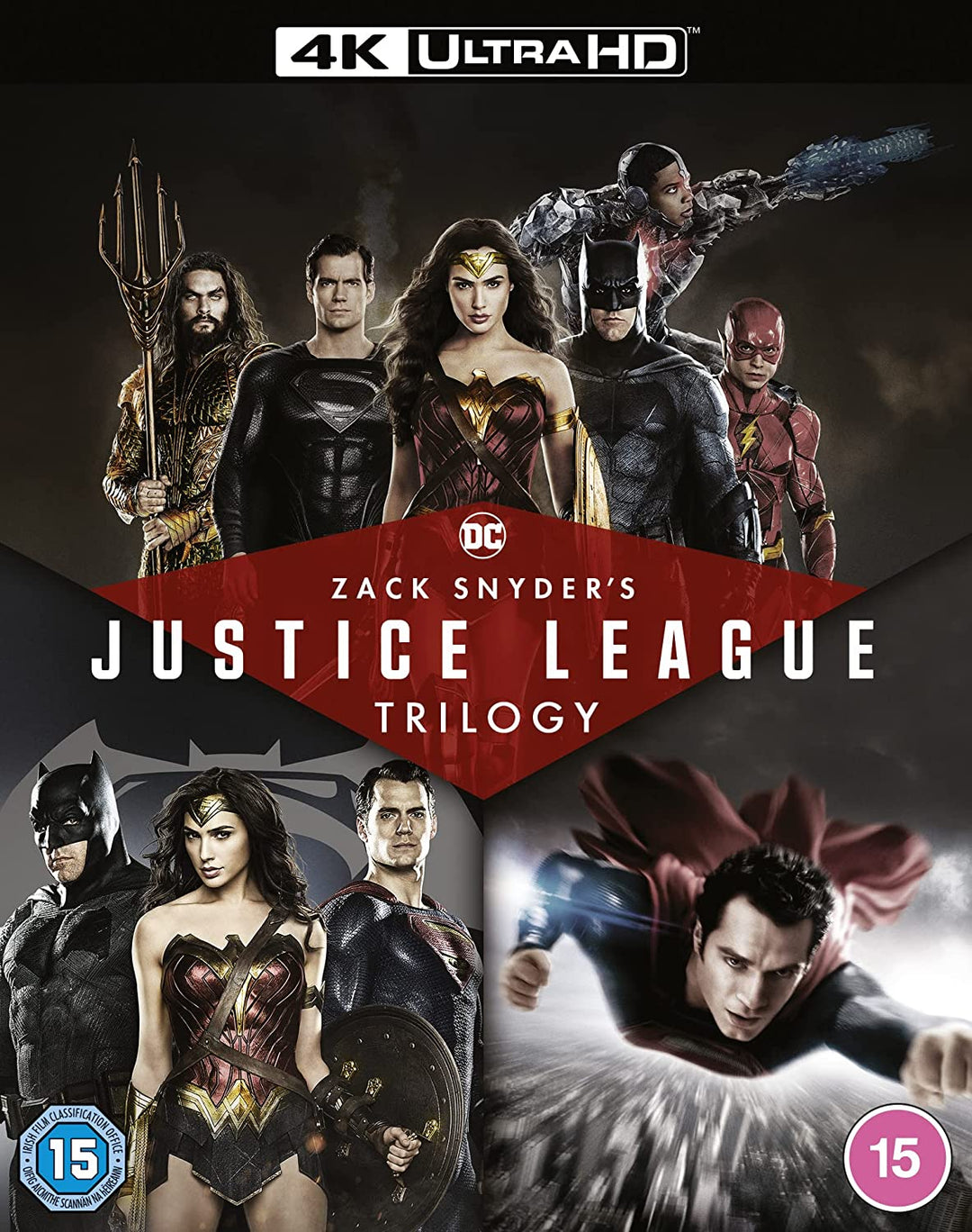 ZACK SNYDER'S JUSTICE LEAGUE TRILOGY [4K Ultra HD] [2021] [Region Free] [Blu-ray]