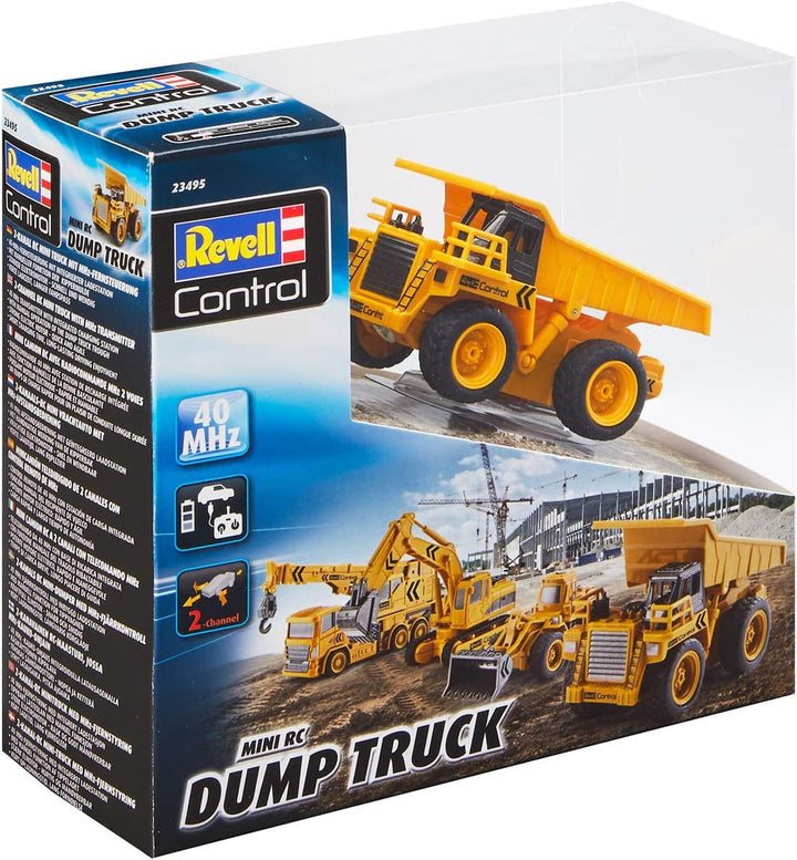 Revell Control 23495 Mini RC Dump Truck, Yellow