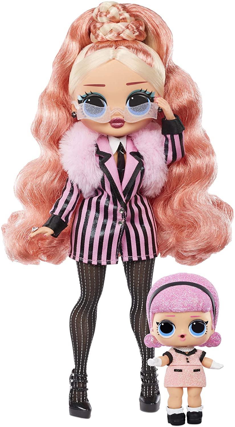 Lol Surprise OMG Winter Chill Big Wig Fashion Doll and Madame Queen Doll with 25 - Yachew