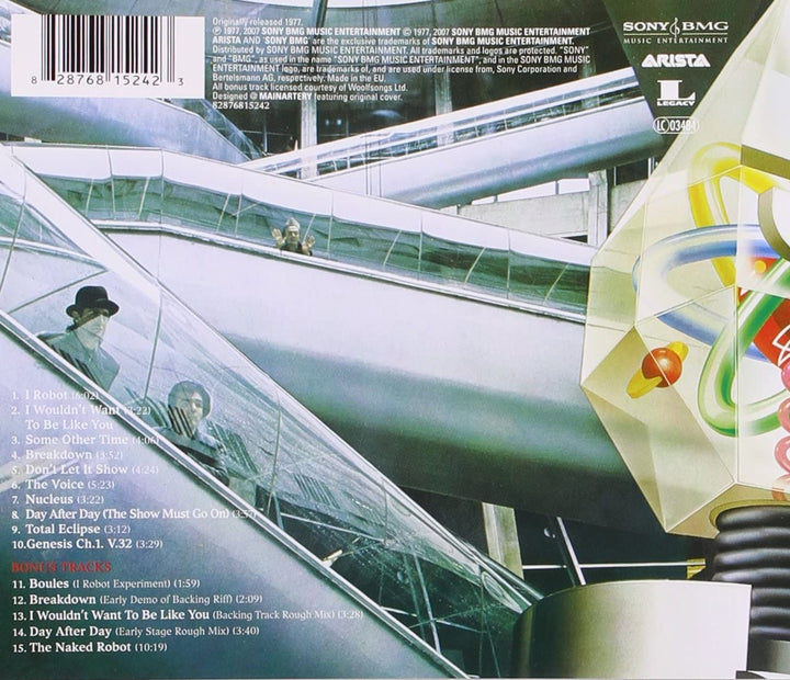 I Robot - Alan Parsons [Audio CD]