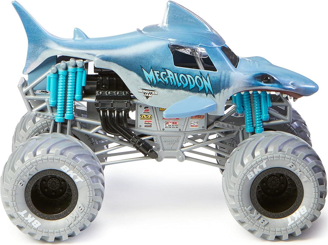 Monster Jam, Official Megalodon Monster Truck, Collector Die-Cast Vehicle