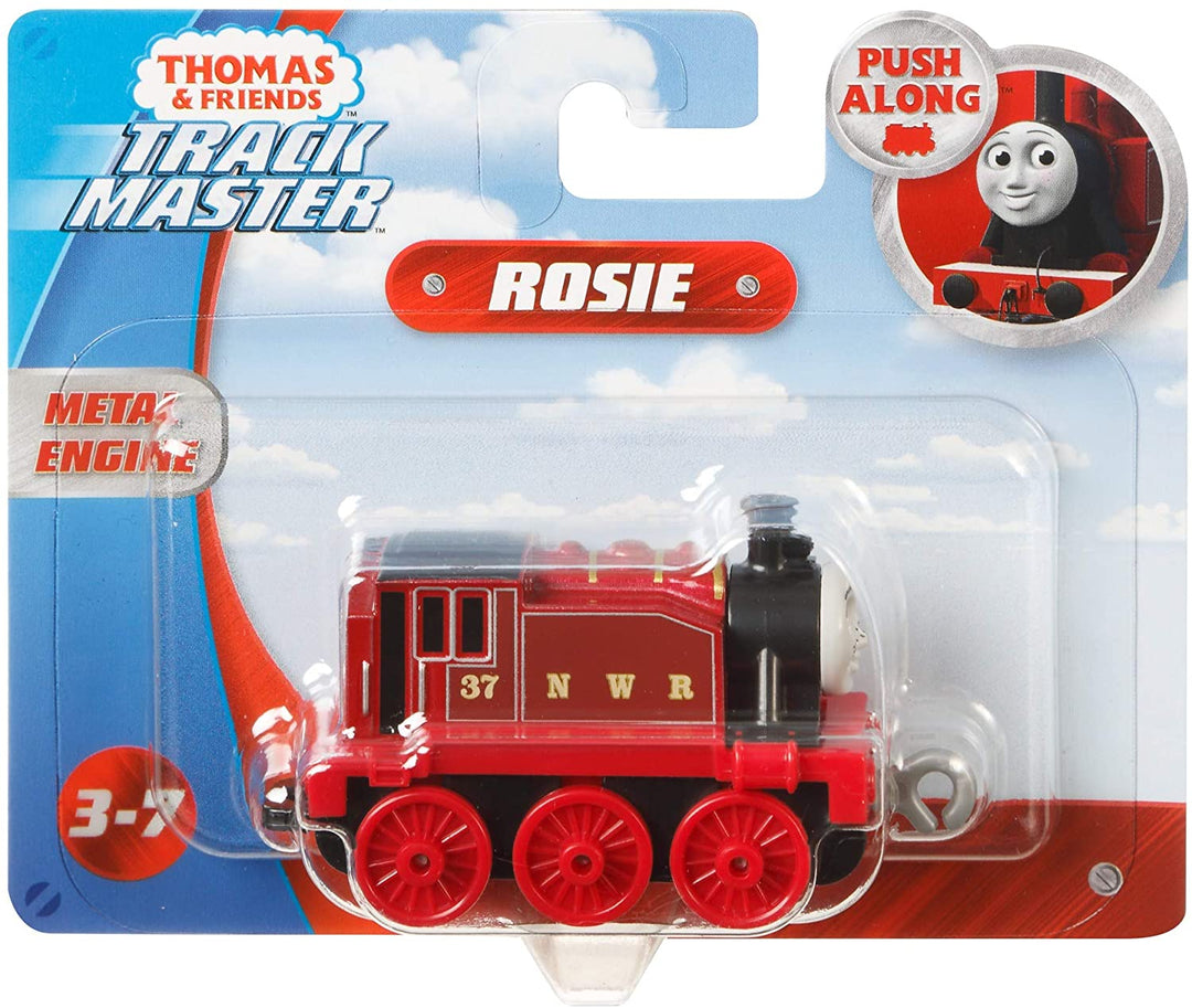 Thomas &amp; Friends GDJ45 Trackmaster pousser le moteur de train en métal Rosie