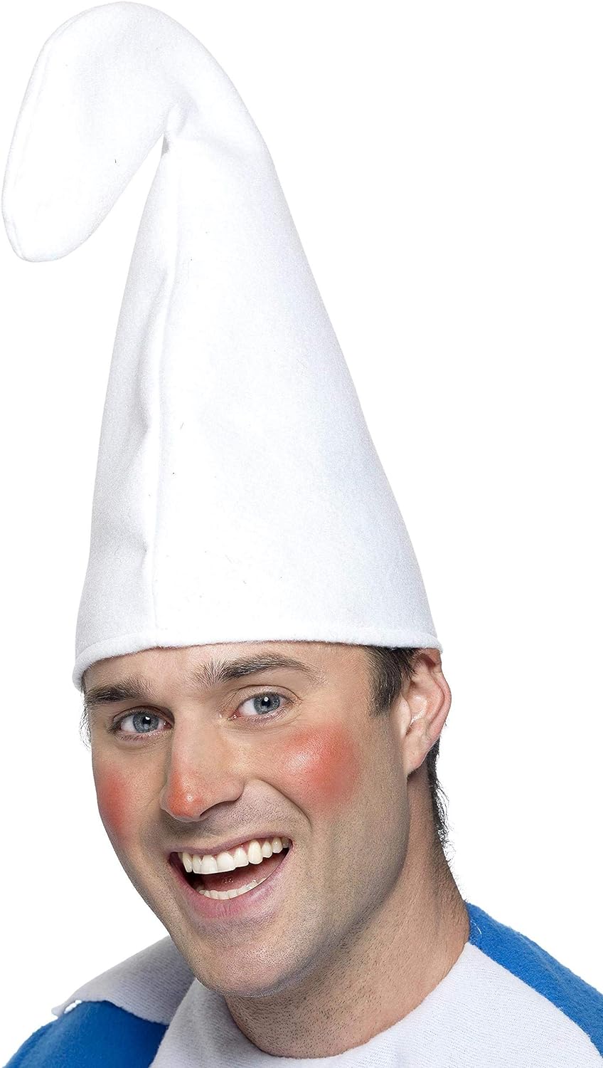 Smiffy's Unisex Gnome Hat, White, One Size, 31890 (US)