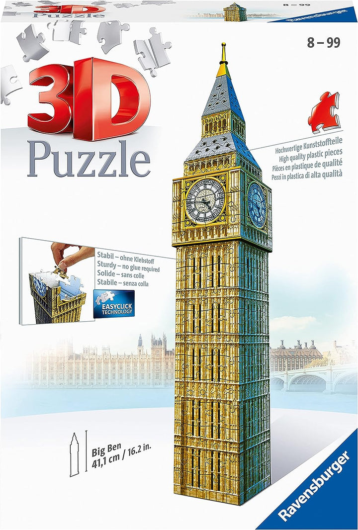 Ravensburger Big Ben 3D Jigsaw Puzzle for Adults and Kids Age 8 Years Up