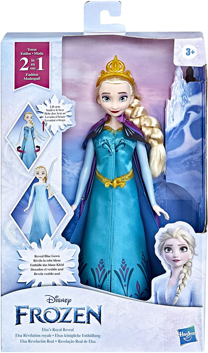 Disney's Frozen Elsa's Royal Reveal, Elsa Doll with 2-in-1 Fashion Change, Froze