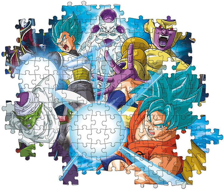 Clementoni 29762, Dragon Ball Supercolor Puzzle For Children - 180 Pieces, Ages 7 Years Plus