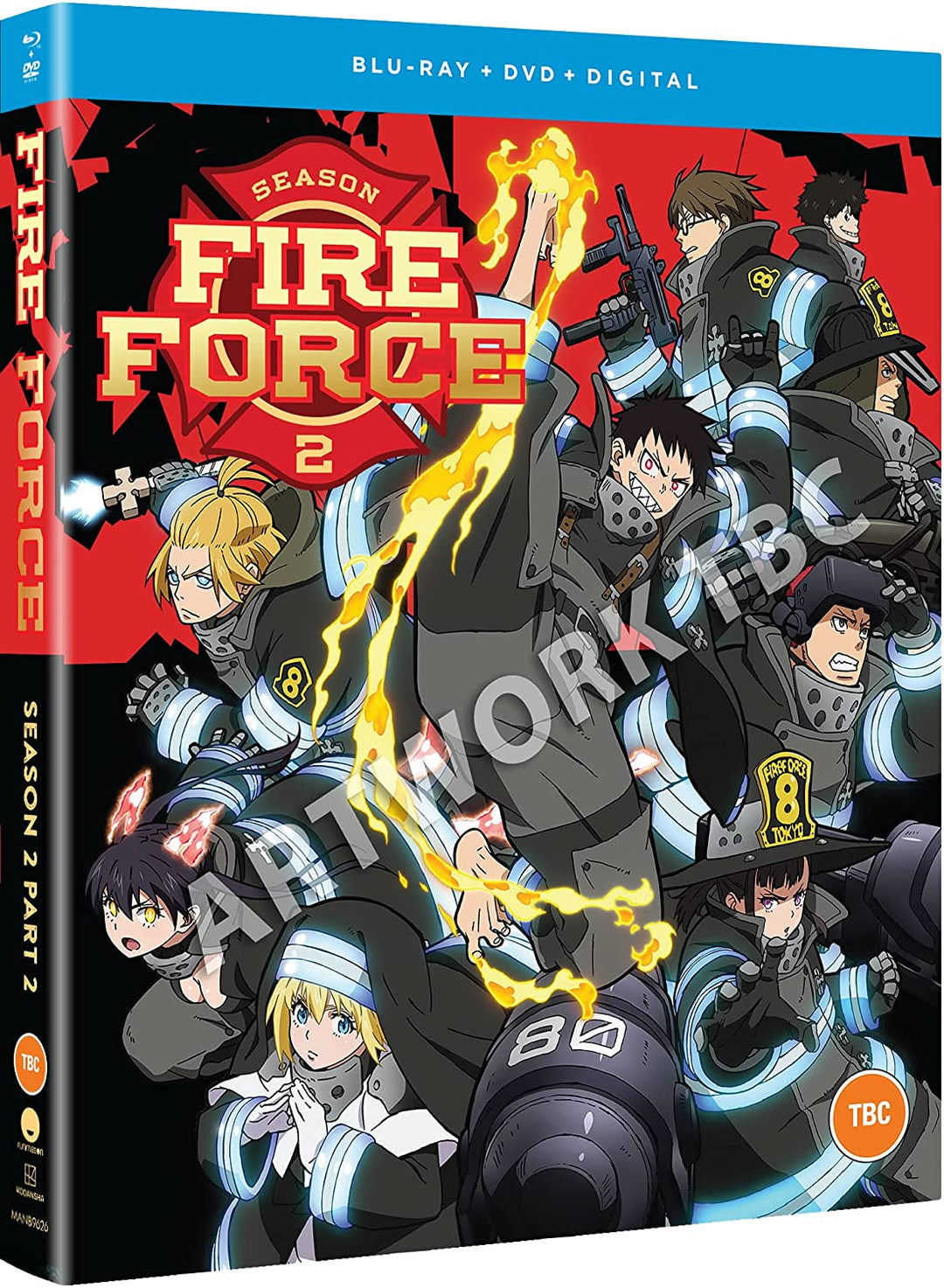 Fire Force Season 2 Part 2 - Blu-ray/DVD Combo + Digital Copy - Action [Blu-ray]