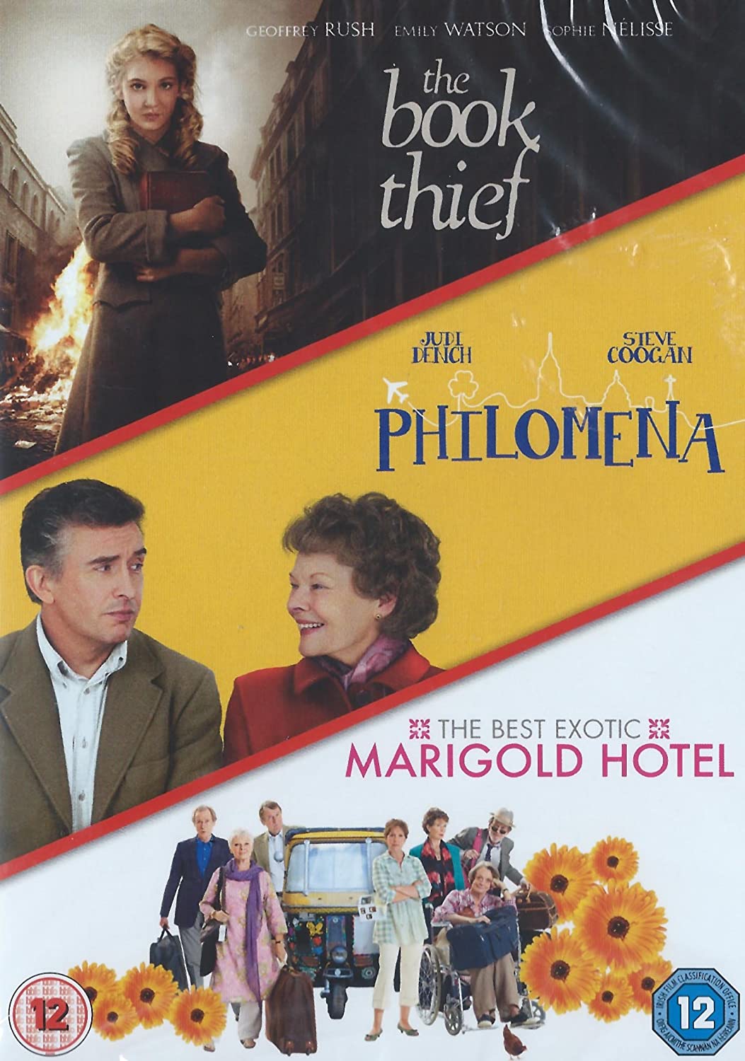 The Book Thief / Philomena / The Best Exotic Marigold Hotel 3 DVD Set - Drama/Comedy [DVD]