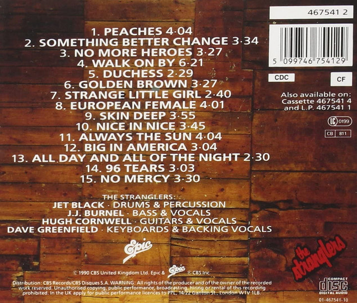 The Stranglers Greatest Hits 1977-1990 [Audio CD]