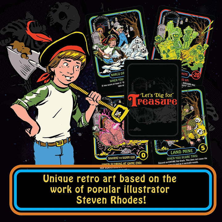 Let's Dig For Treasure Steven Rhodes Card Game