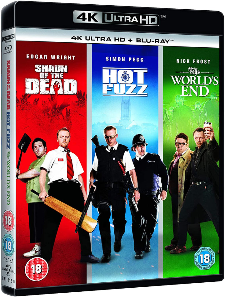 Shaun of the Dead/Hot Fuzz/The World's End: The 4K Collection [Blu-ray]