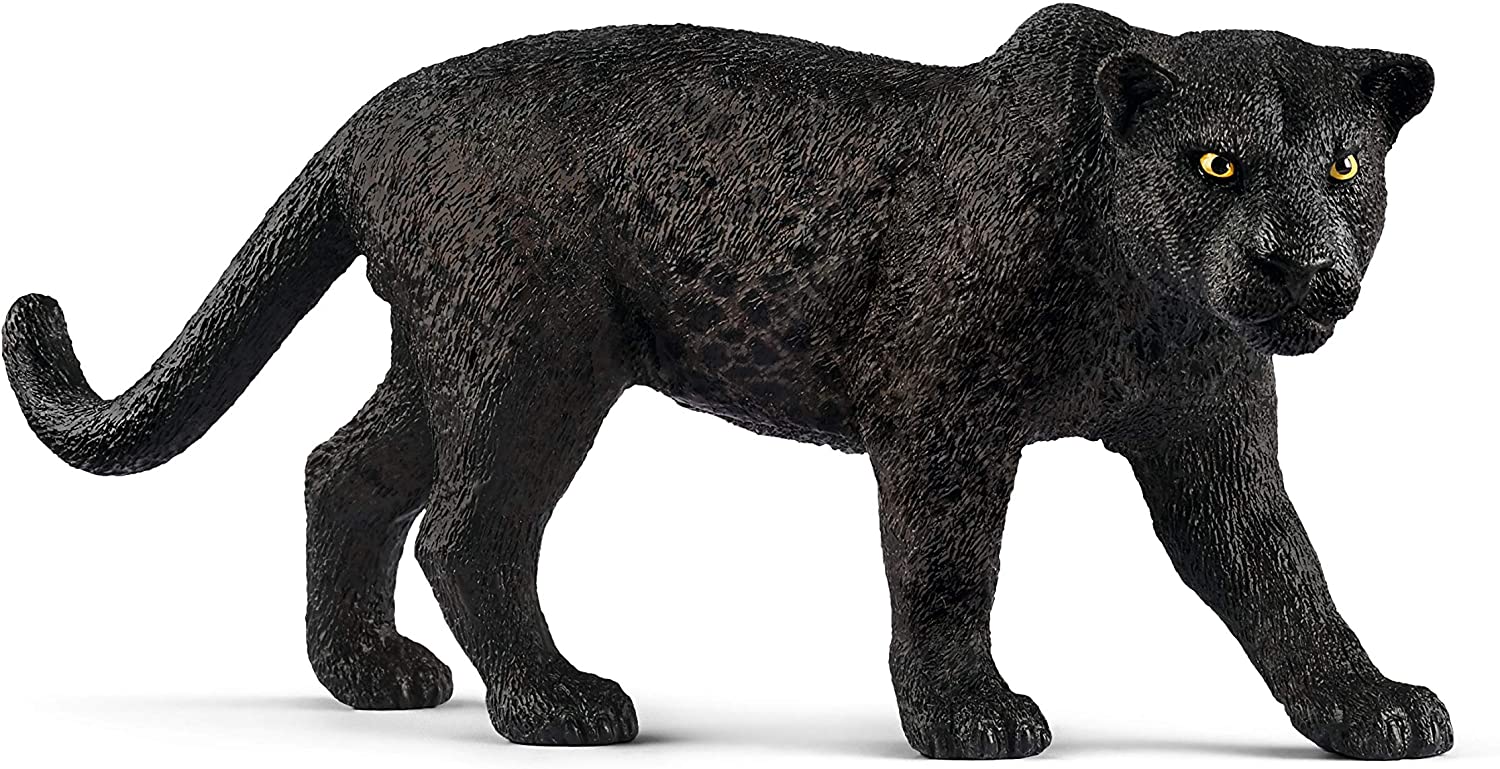 Schleich 14774 Black Panther - Individually Hand-Painted Animal Figure 1