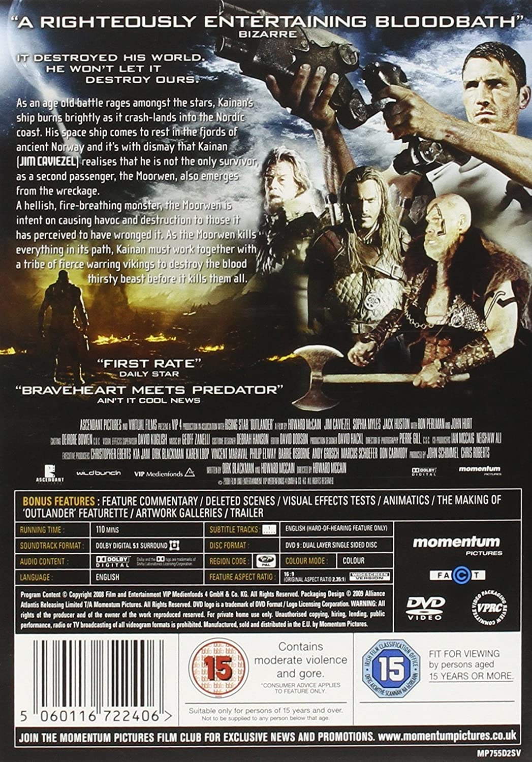 Outlander [2009] [DVD]