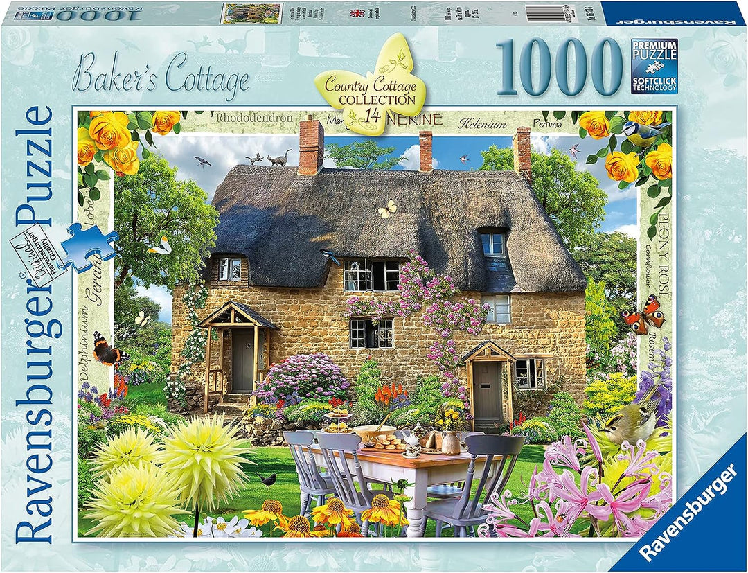 Ravensburger Country Cottage No.14 - Baker's Cottage 1000 Piece Jigsaw Puzzles