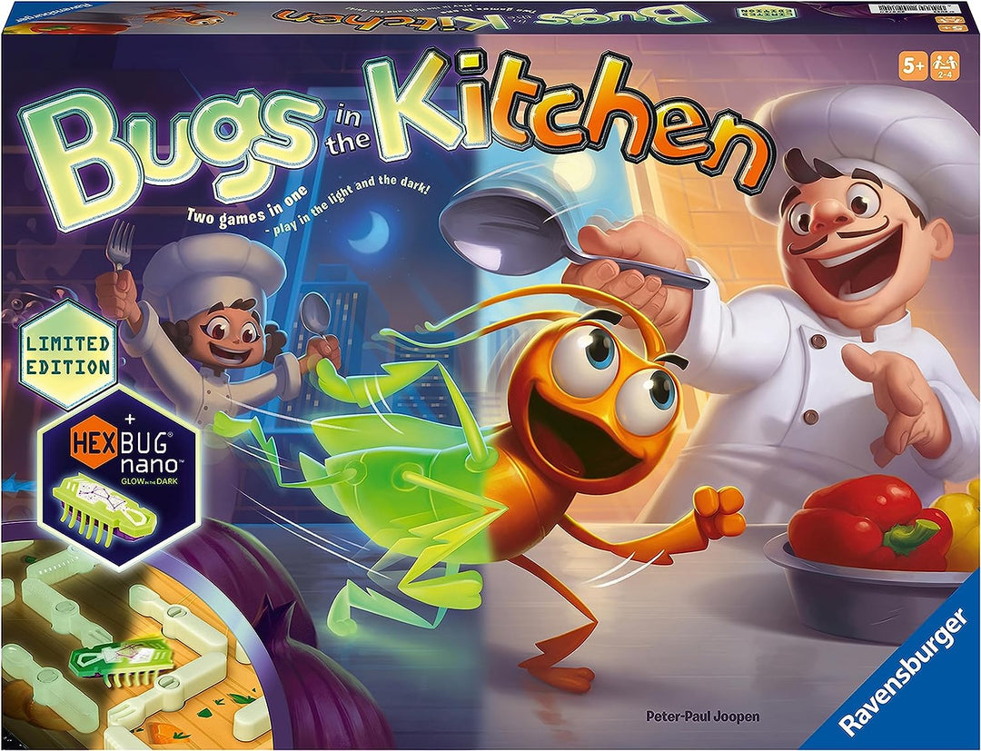 Ravensburger 2023 Special Edition Glow in the Dark Bugs in the Kitchen Board Game