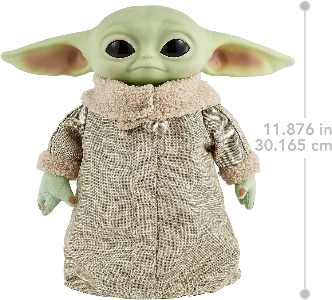 Star Wars Grogu, The Child, 12-in Plush Motion RC Toy From The Mandalorian, Collectible Stuffed Remote Control Character for Movie Fans of All Ages, 3 Years and Older